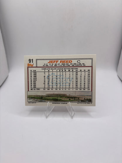 Topps Jeff Reed