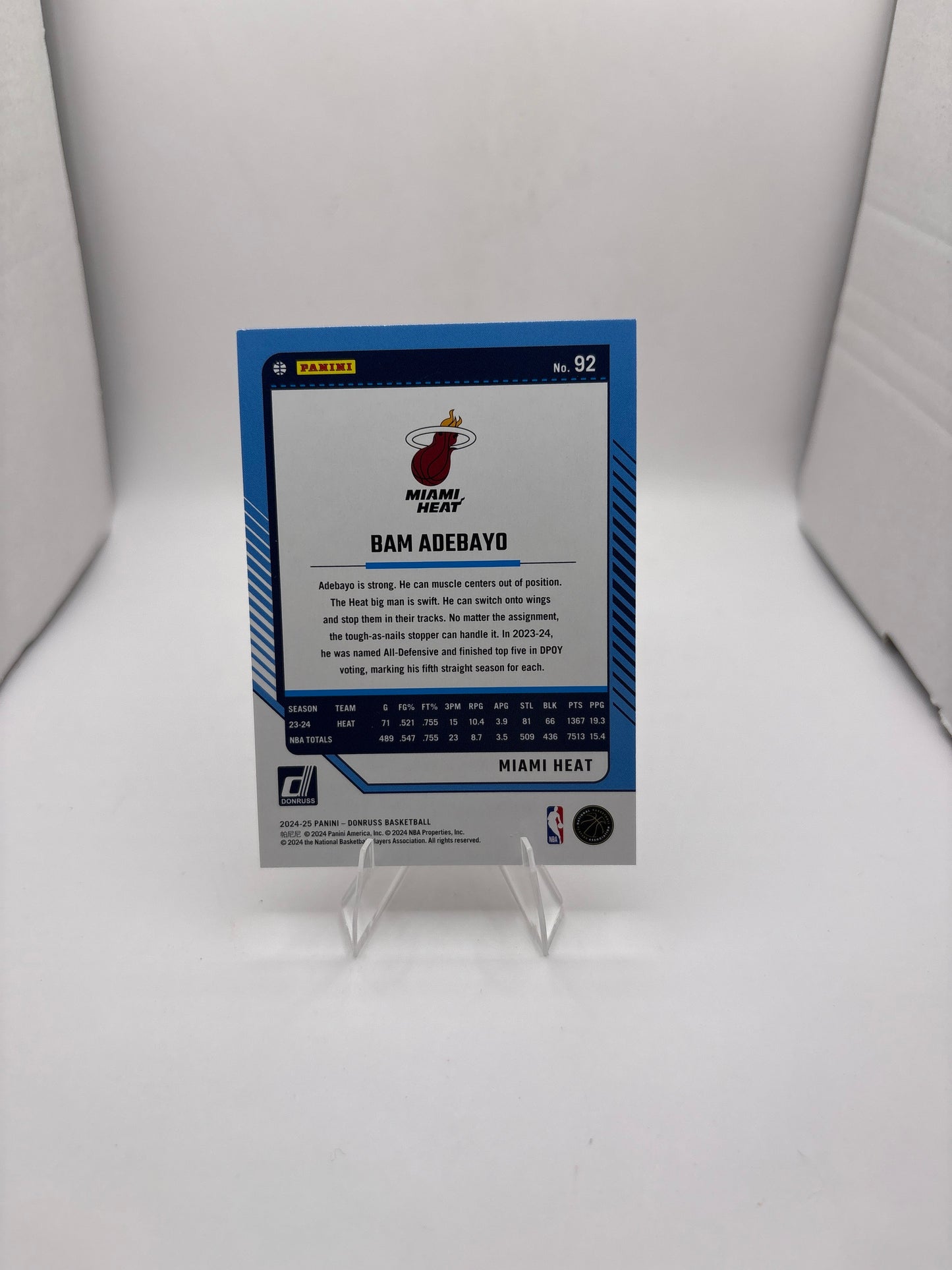 Donruss Bam Adebayo