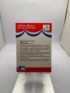Fleer Atlanta Braves Baseball Sticker