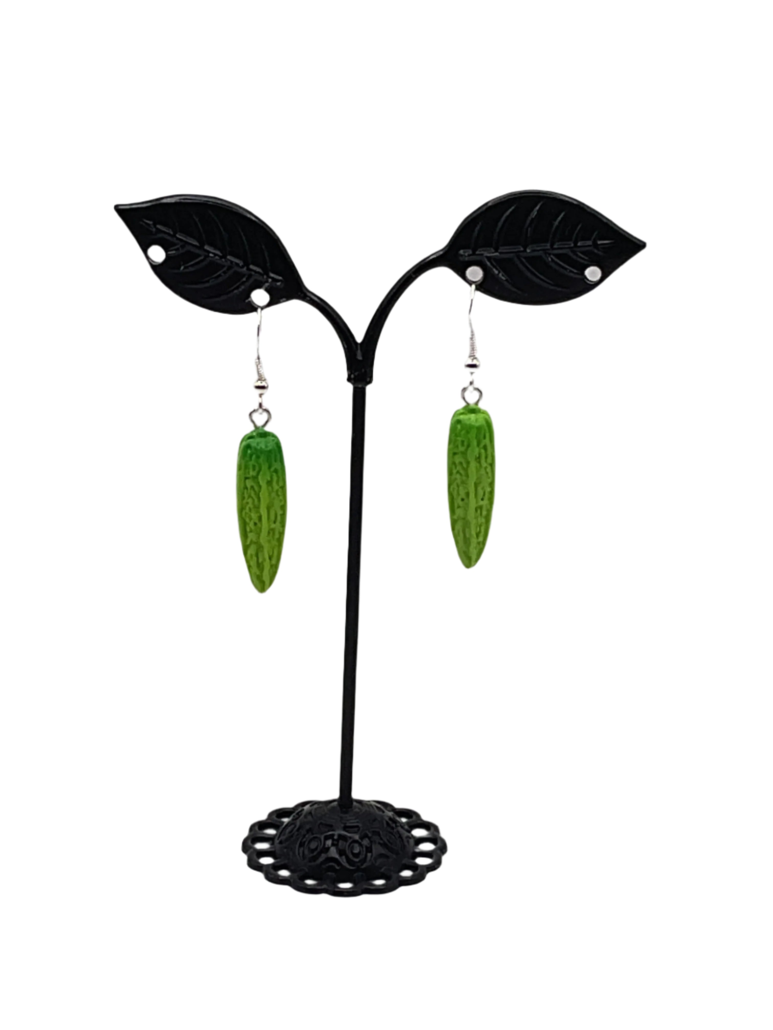 Okra earrings Main image