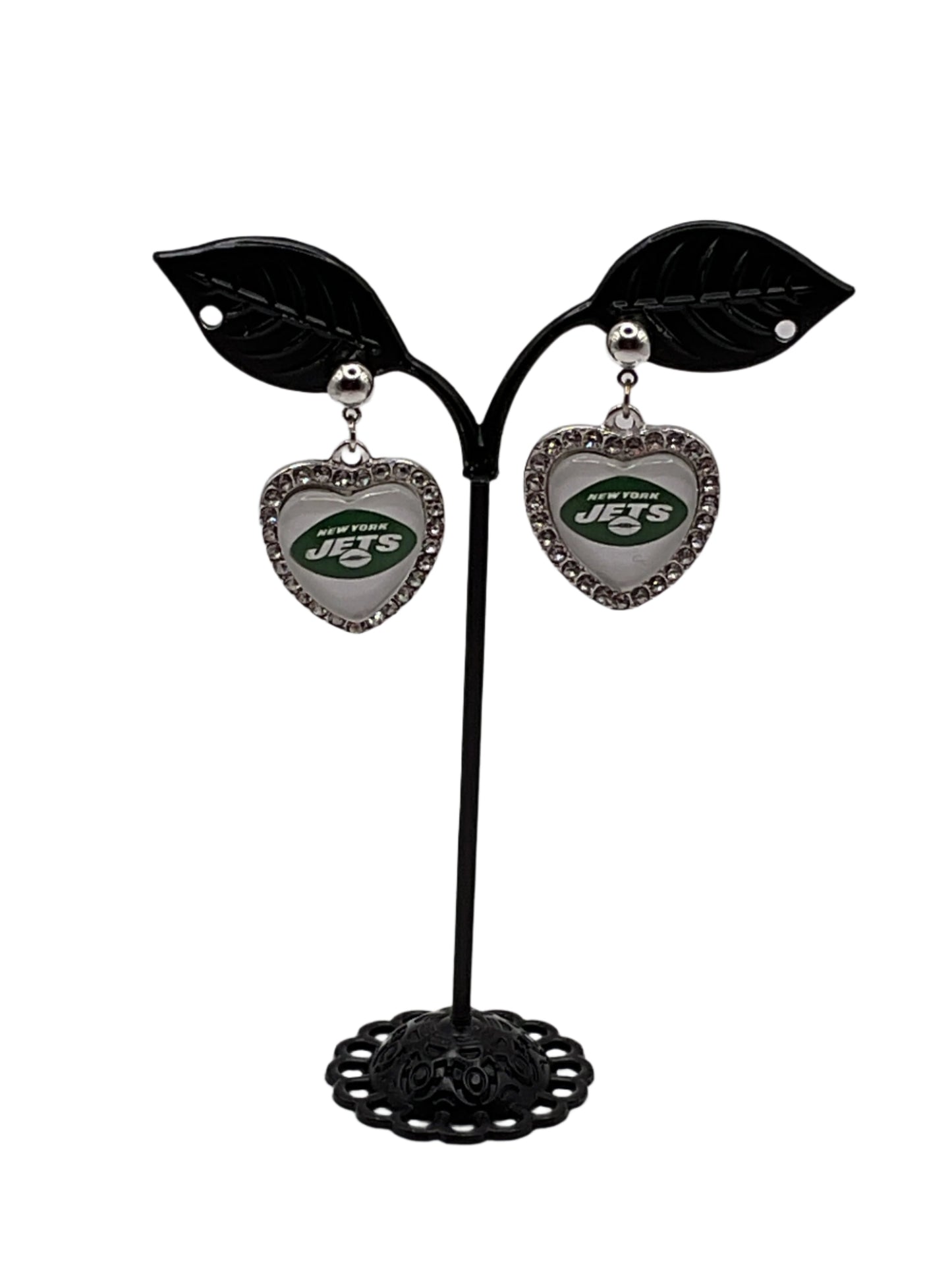AFC Football Earrings New York Jets~Hearts