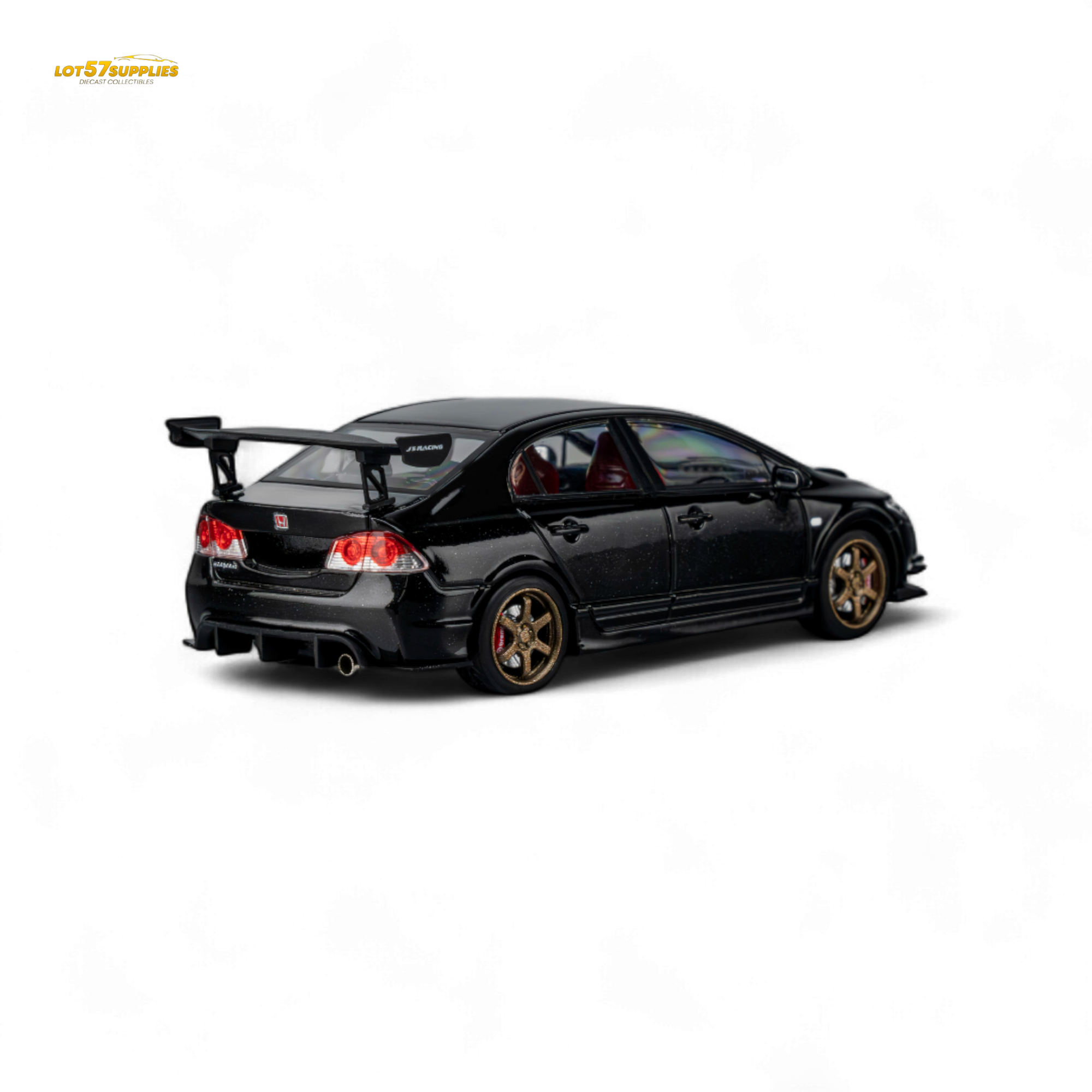 (Pre-Order) Microturbo Custom FD2 J'S Racing - Metallic Black 1:64