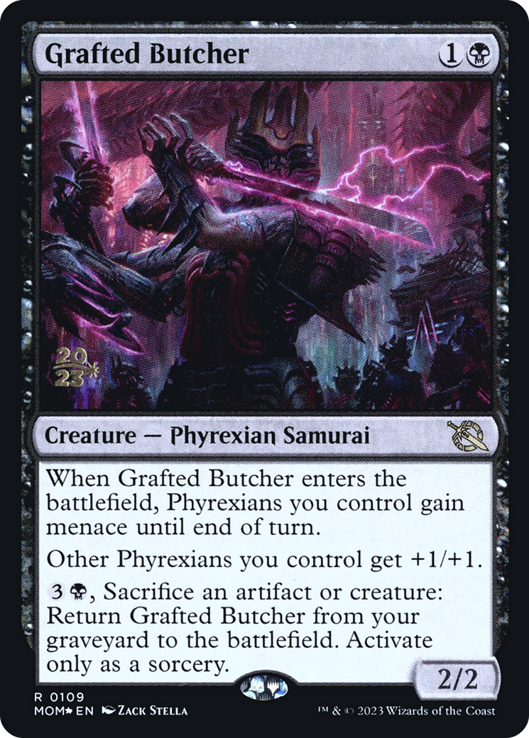 Grafted Butcher (PRE-109S) - March of the Machine Promos Foil