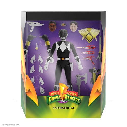 Super7 Power Rangers Ultimates 7-Inch Action Figure - Select Figure(s) Black Ranger