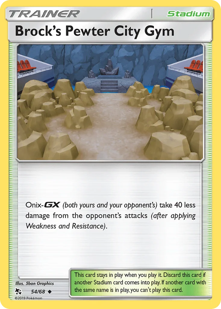 Brock's Pewter City Gym (54/68) [Sun & Moon: Hidden Fates] Main image