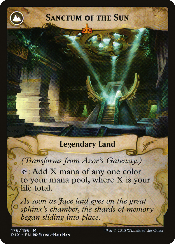Azor's Gateway // Sanctum of the Sun (LIST-RIX-176) - The List: (compasslanddfc)
