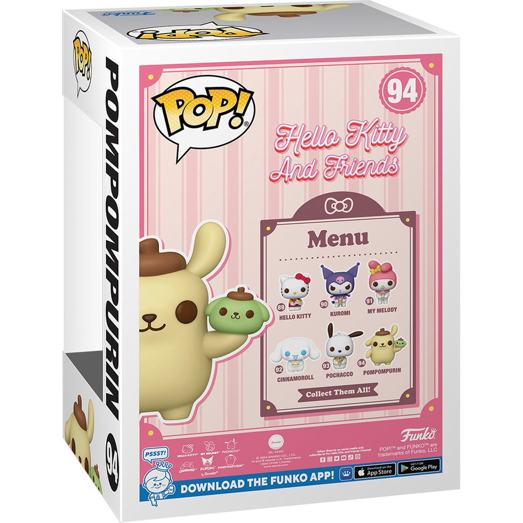 Hello Kitty and Friends Pompompurin with Dessert Funko Pop! Vinyl Figure #94 - Collectors World Toys