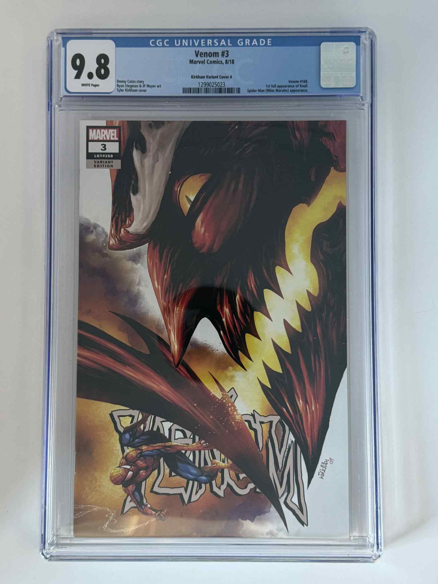 Venom #3 CGC 9.8 Blue Label Exclusive Var