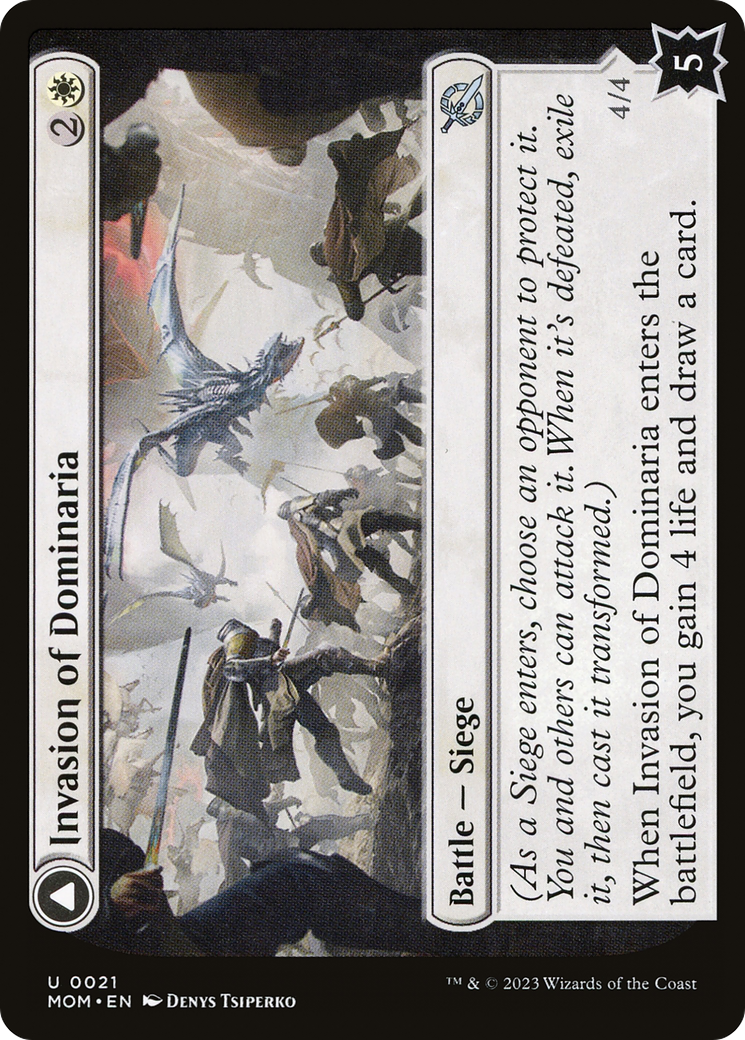 Invasion of Dominaria // Serra Faithkeeper (MOM-021) - March of the Machine