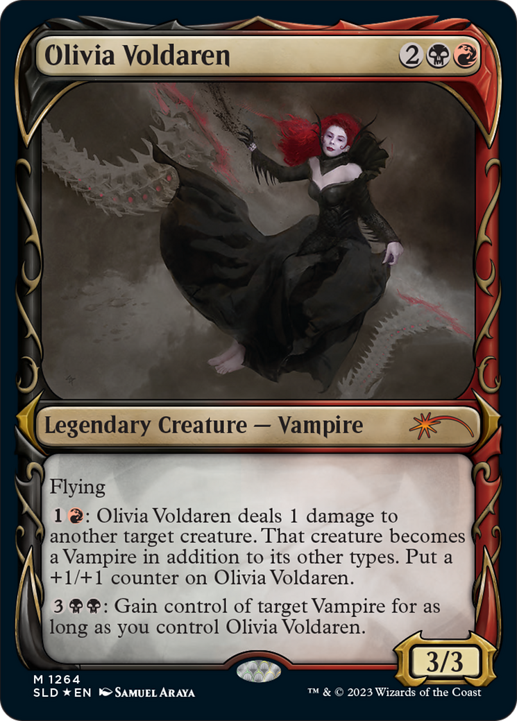 Olivia Voldaren (SLD-1264) - Secret Lair Drop: (Showcase) Foil