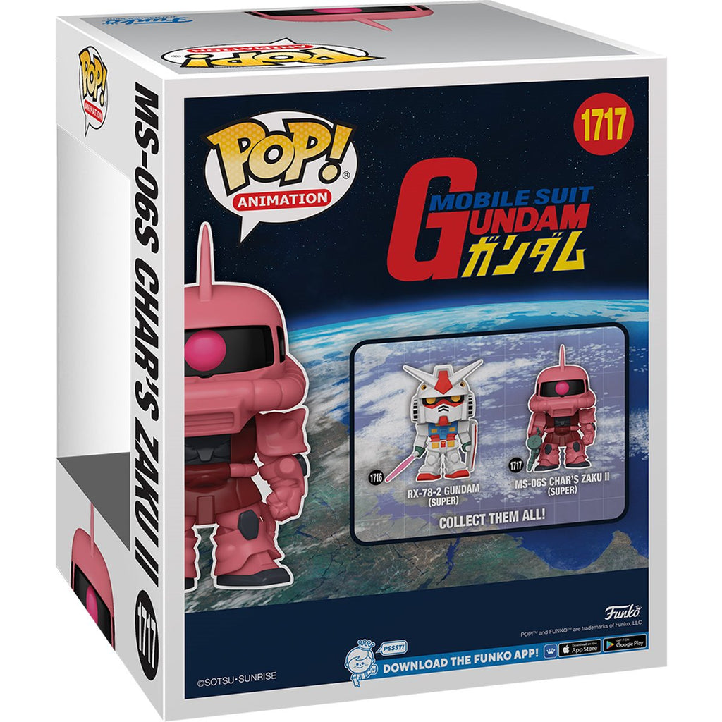 Mobile Suit Gundam MS-06S Char’s Zaku II Super 6 1/4-Inch Funko Pop! Vinyl Figure #1717 - Collectors World Toys