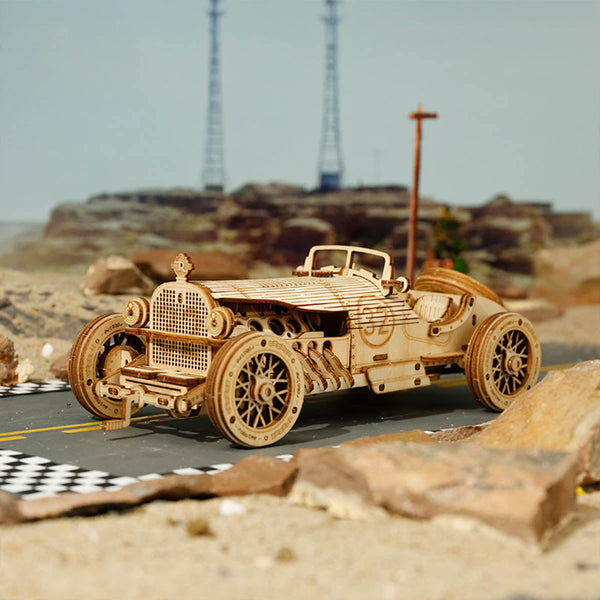 Robotime - Scale Model Vehicles; V8 Grand Prix Car