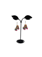 Roller skate earrings