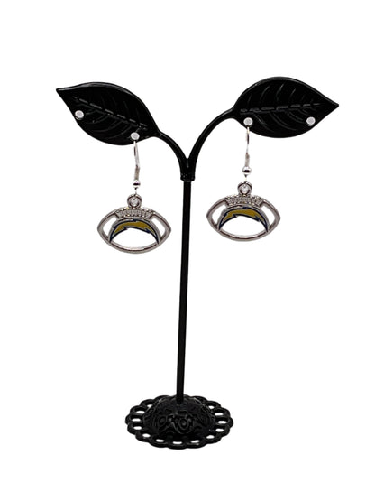 AFC Football Earrings Los Angeles Charges~Football