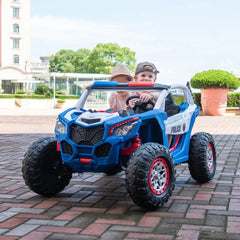 24V Freddo Storm Police UTV 2 Seater - Collectors World Toys