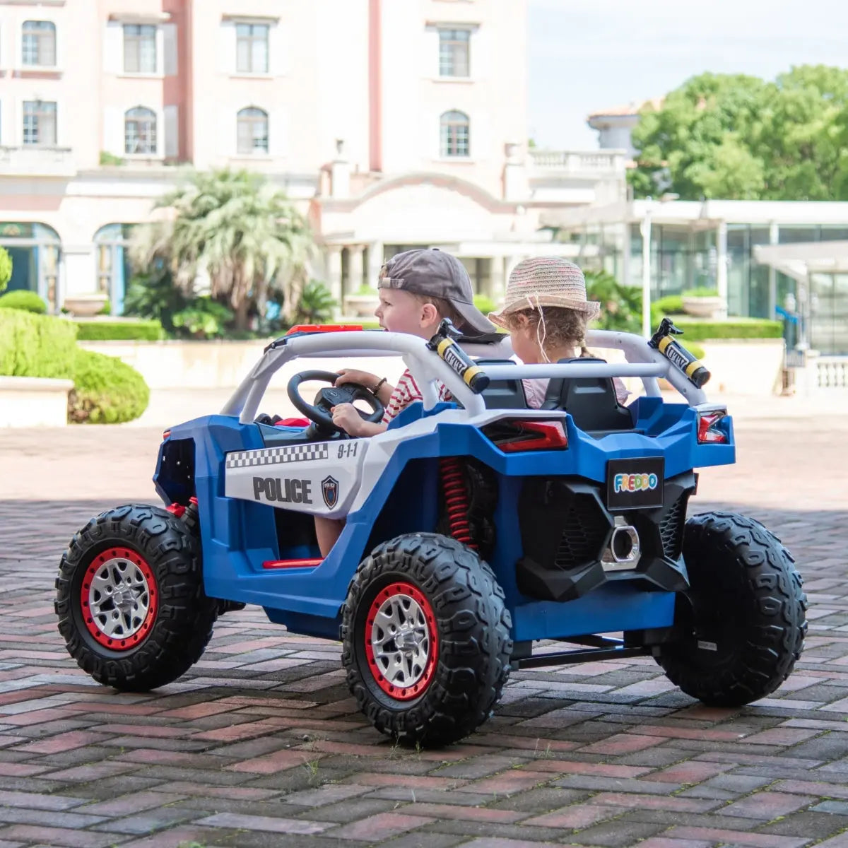 24V Freddo Storm Police UTV 2 Seater - Collectors World Toys