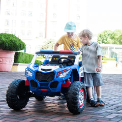 24V Freddo Storm Police UTV 2 Seater - Collectors World Toys