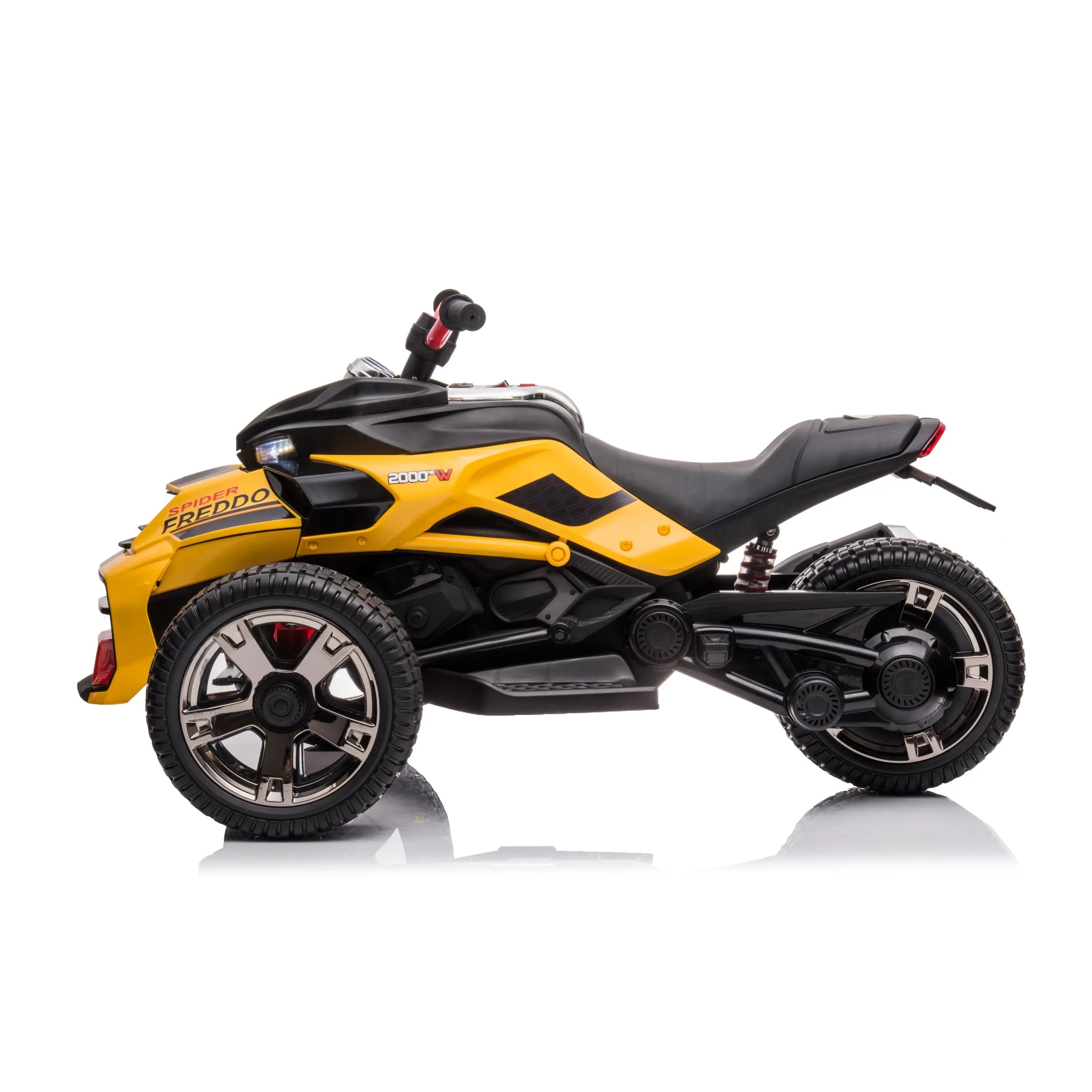 24V Freddo Spider 2 Seater Ride-On 3 Wheel Motorcycle - Collectors World Toys