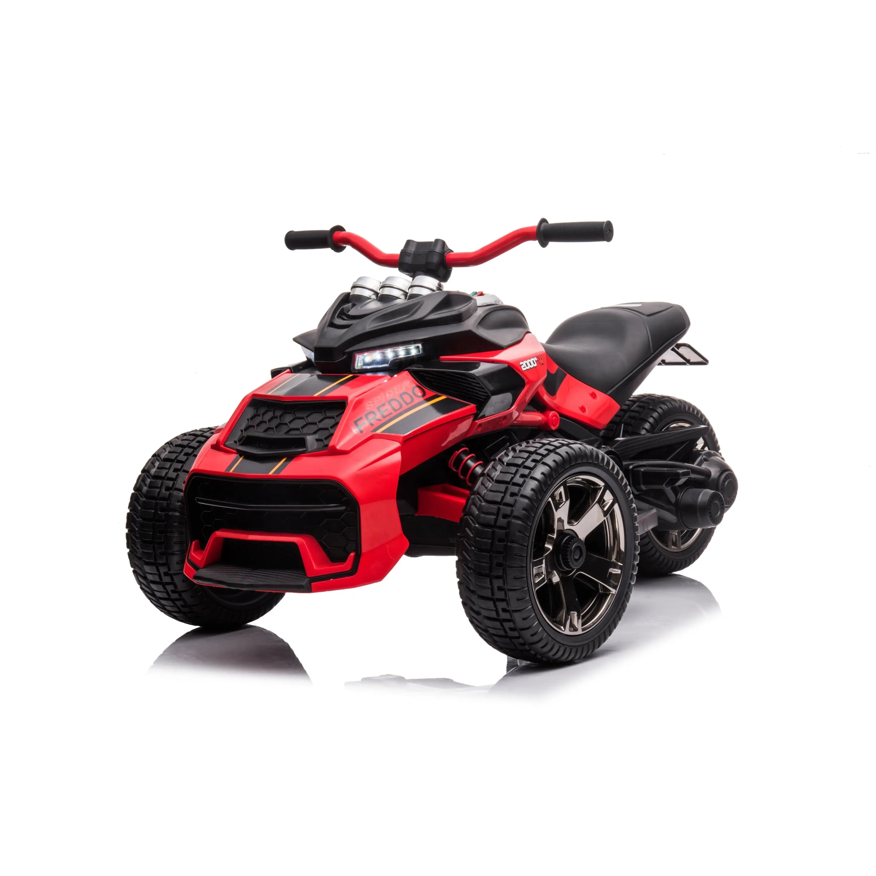 24V Freddo Spider 2 Seater Ride-On 3 Wheel Motorcycle - Collectors World Toys