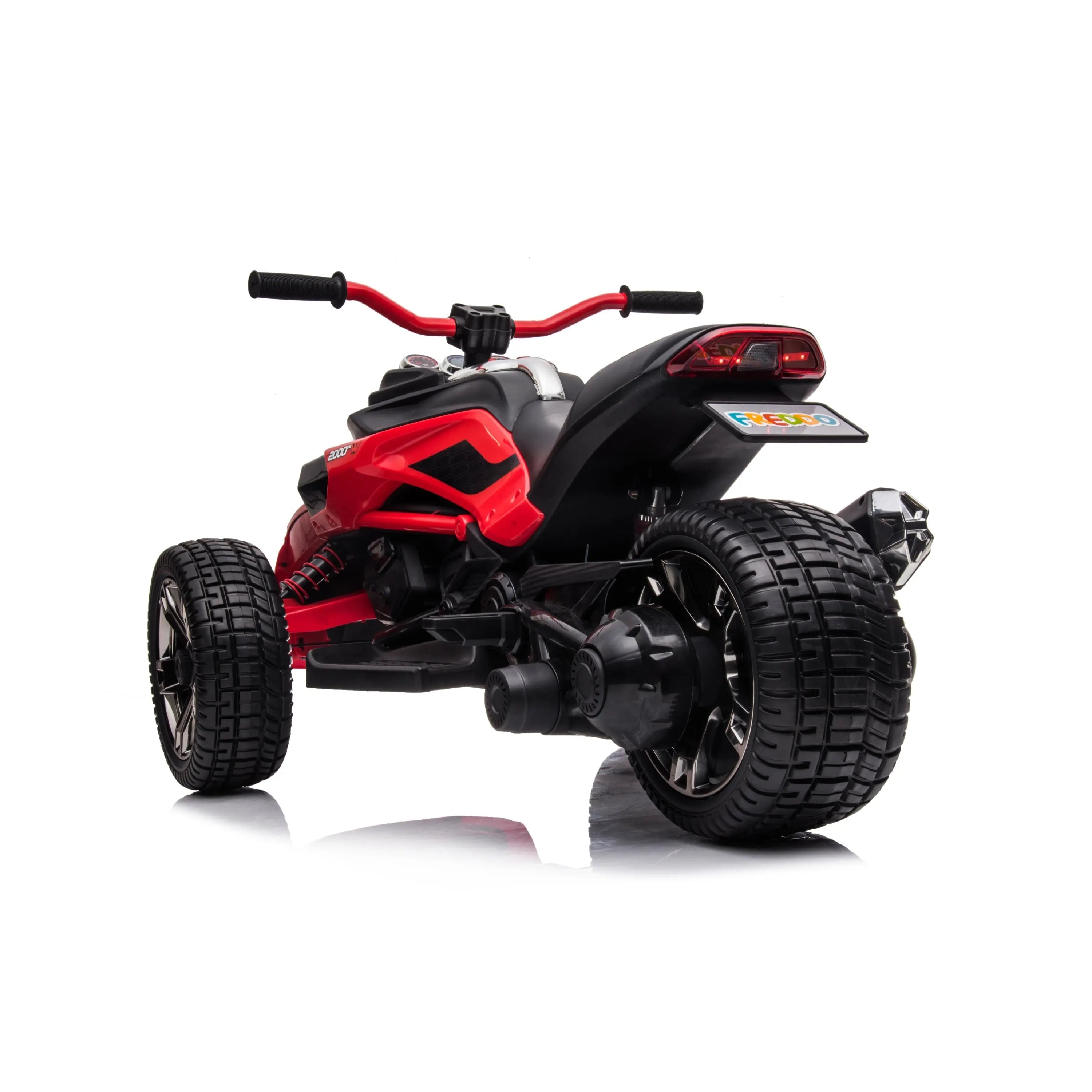 24V Freddo Spider 2 Seater Ride-On 3 Wheel Motorcycle - Collectors World Toys