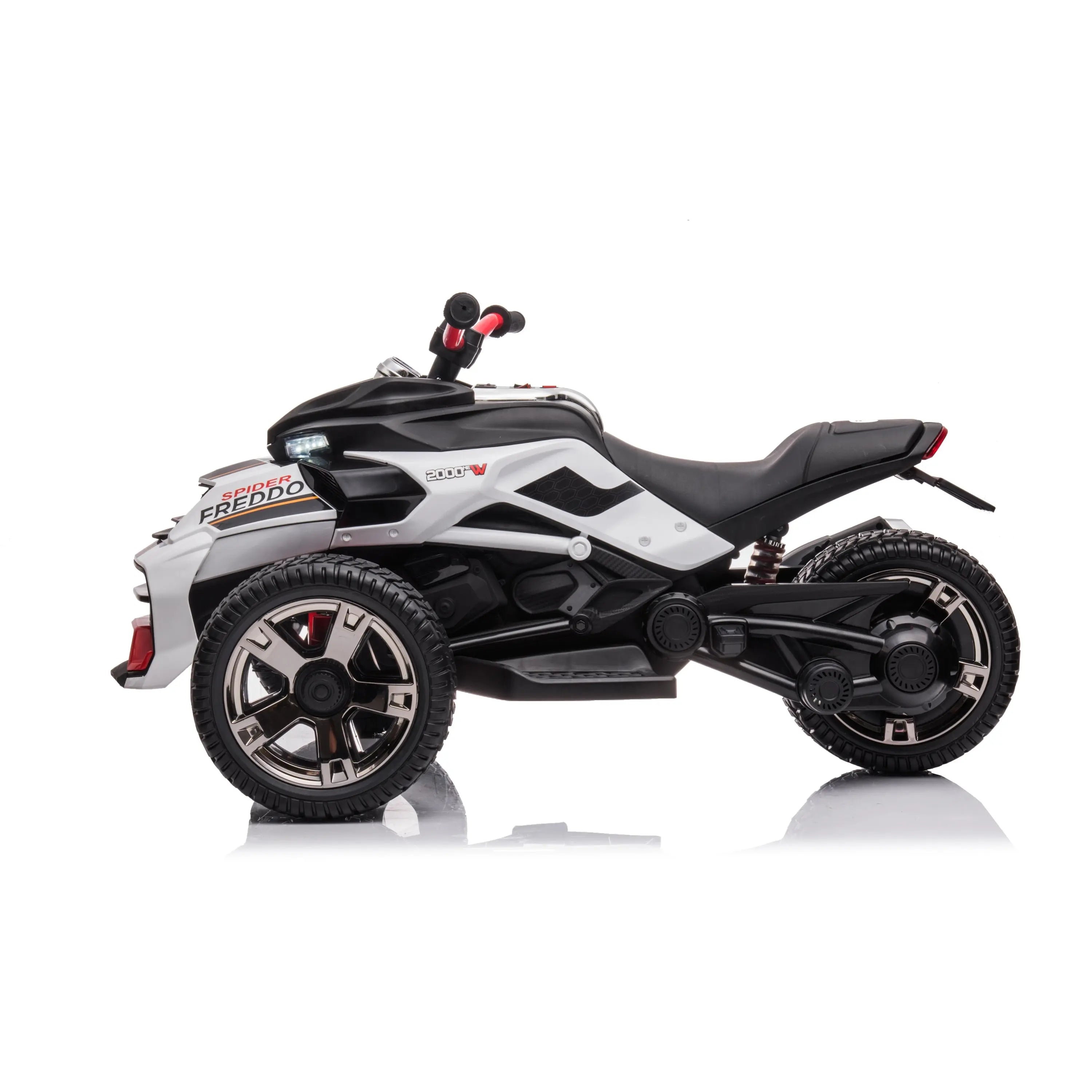 24V Freddo Spider 2 Seater Ride-On 3 Wheel Motorcycle - Collectors World Toys