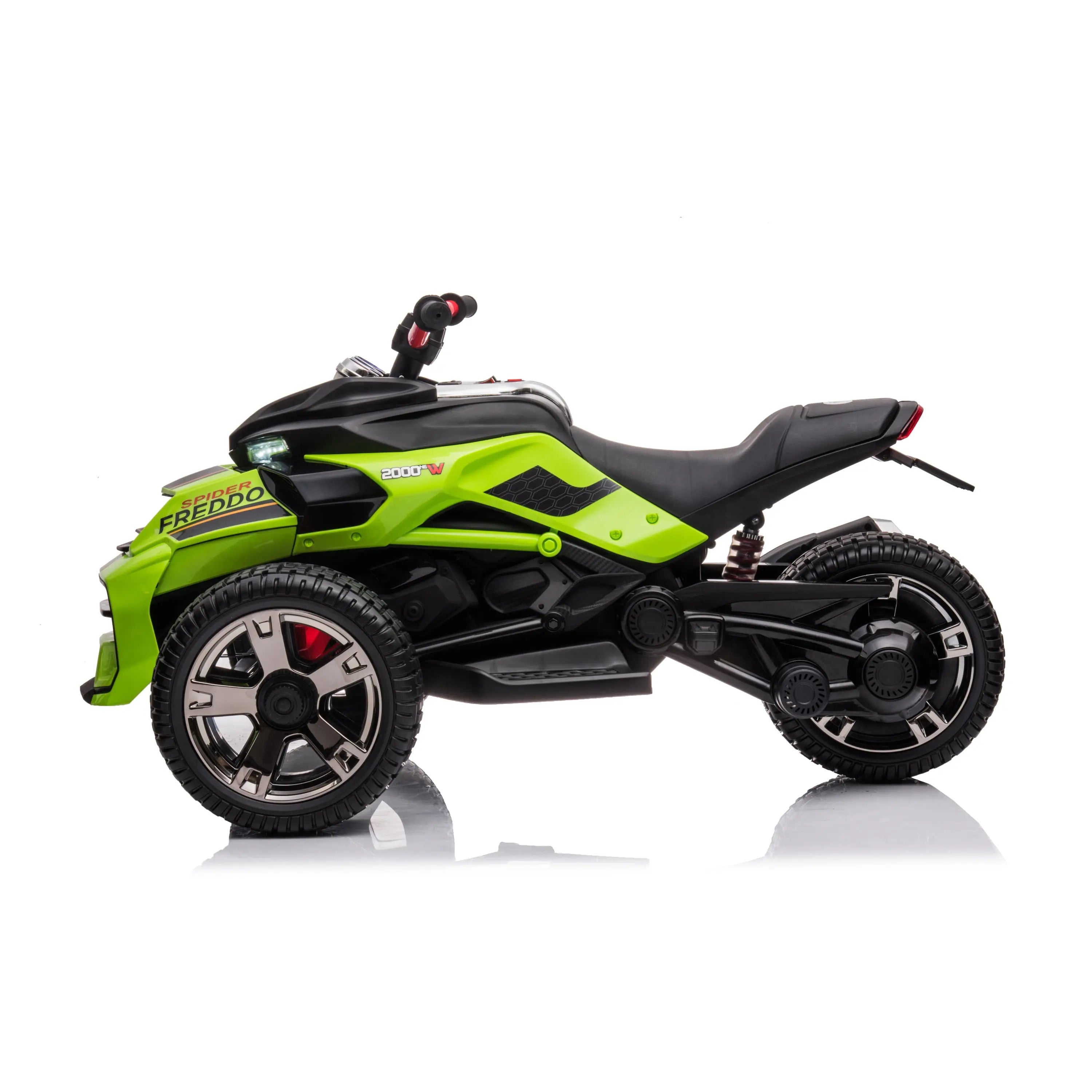 24V Freddo Spider 2 Seater Ride-On 3 Wheel Motorcycle - Collectors World Toys
