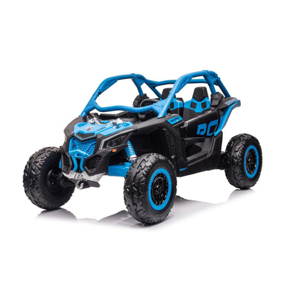 2x24V 4x4 Can-Am Maverick 2 Seater Ride on UTV for Kids Blue