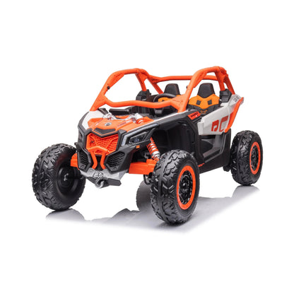 2x24V 4x4 Can-Am Maverick 2 Seater Ride on UTV for Kids Orange
