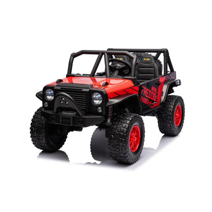 24V Jeep Freddo Raider 2 Seater Ride On Red