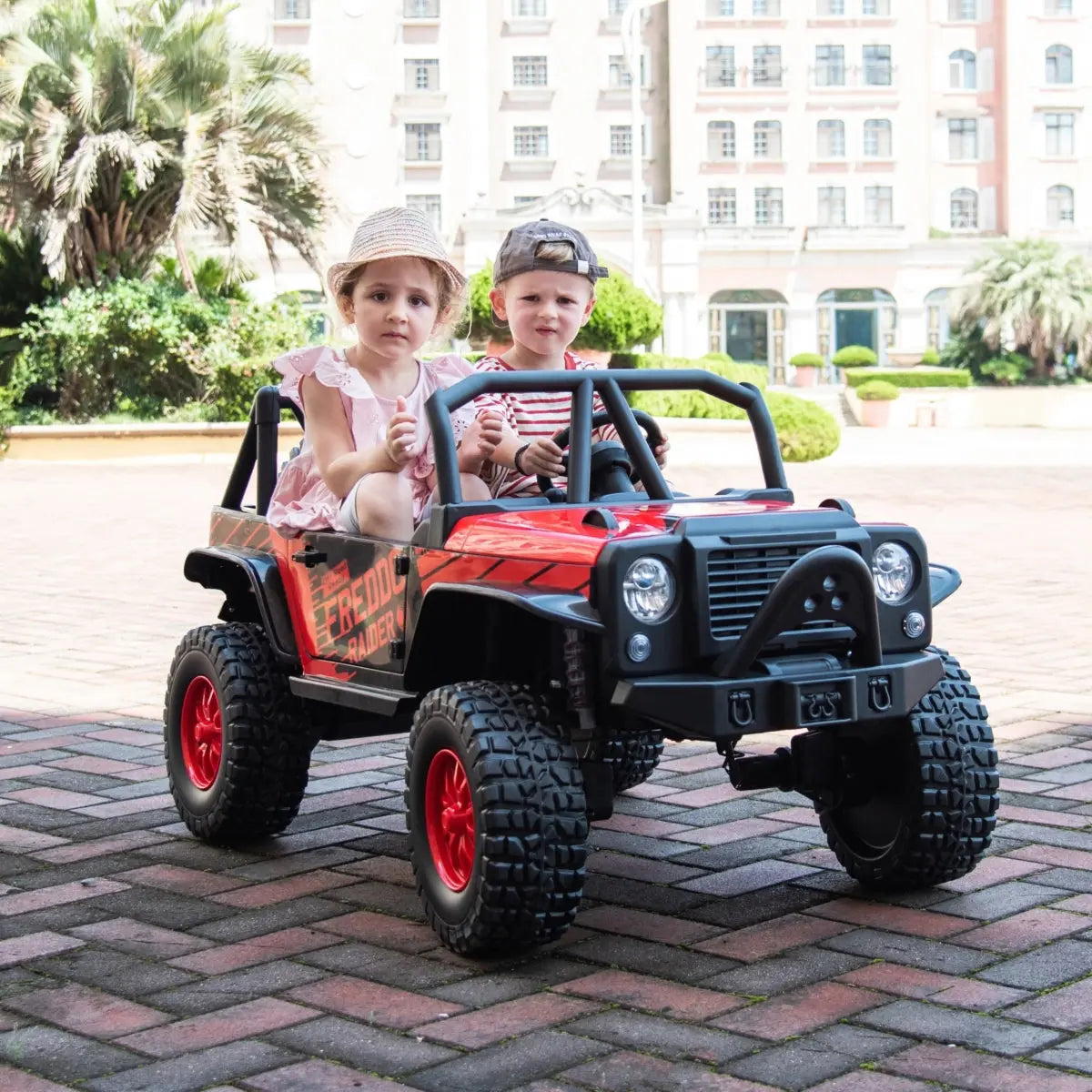 24V Jeep Freddo Raider 2 Seater Ride On - Collectors World Toys