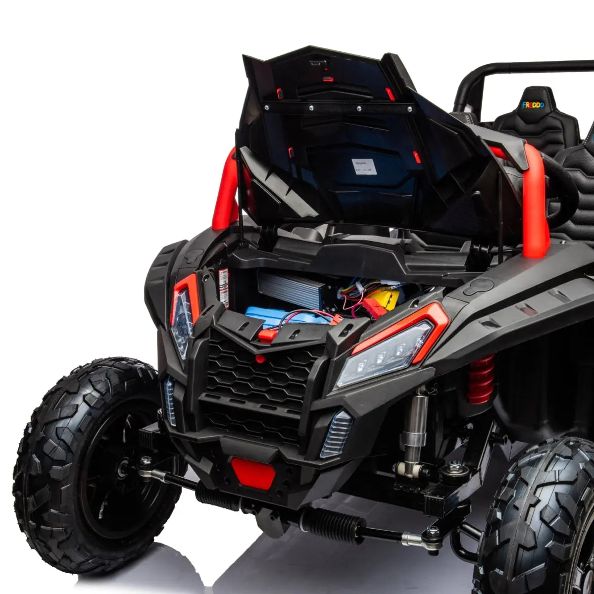 48V Freddo Beast XL: World's Fastest Kids' 4-Seater Dune Buggy with Advanced Brushless Motor & Precision Differential - Collectors World Toys