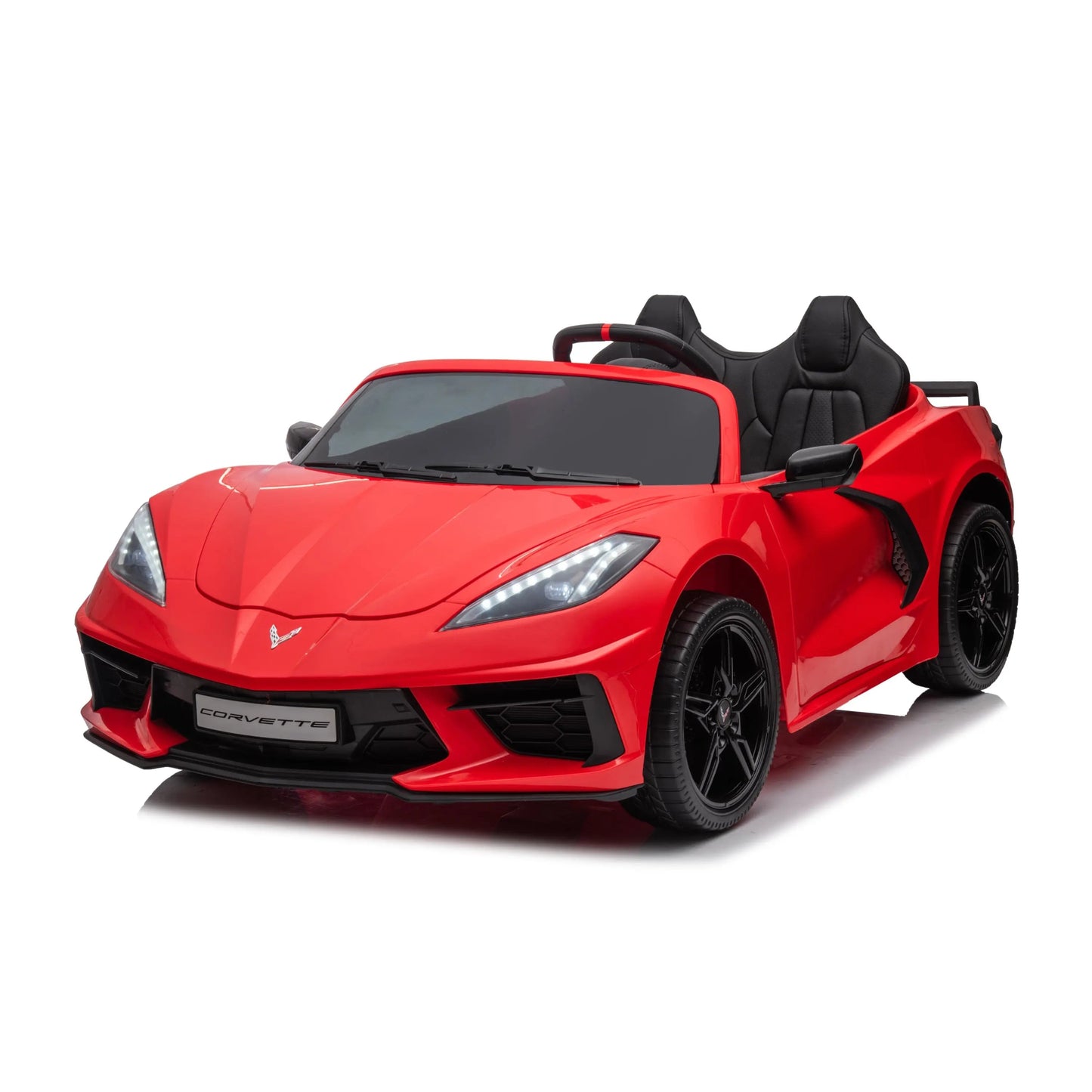 24V Chevrolet Corvette C8 2 Seater Ride on Car Red
