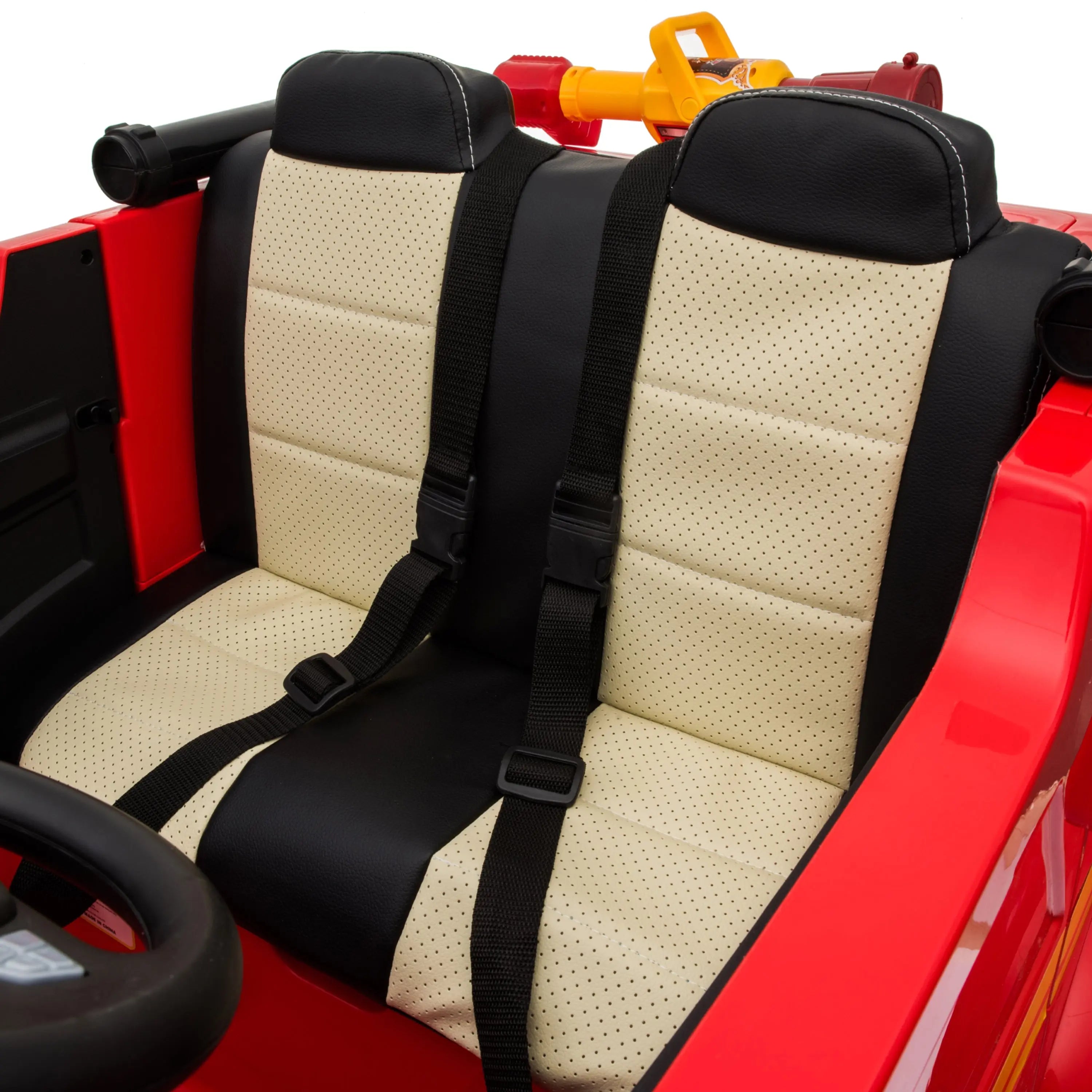 24V Freddo Fire Truck 2-Seater Ride on - Collectors World Toys