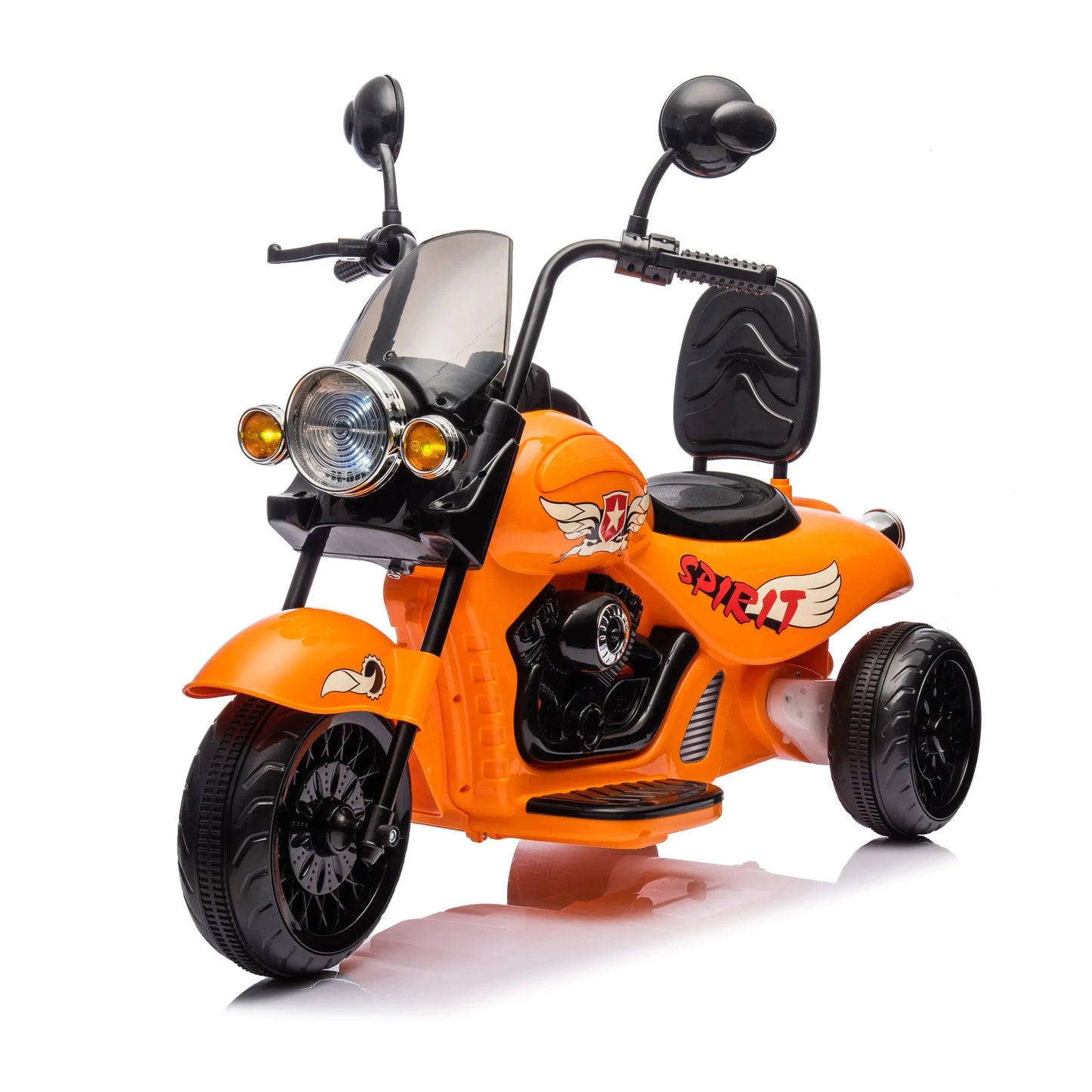 12V Freddo Kids Cruiser 1 Seater Motorcycle Orange