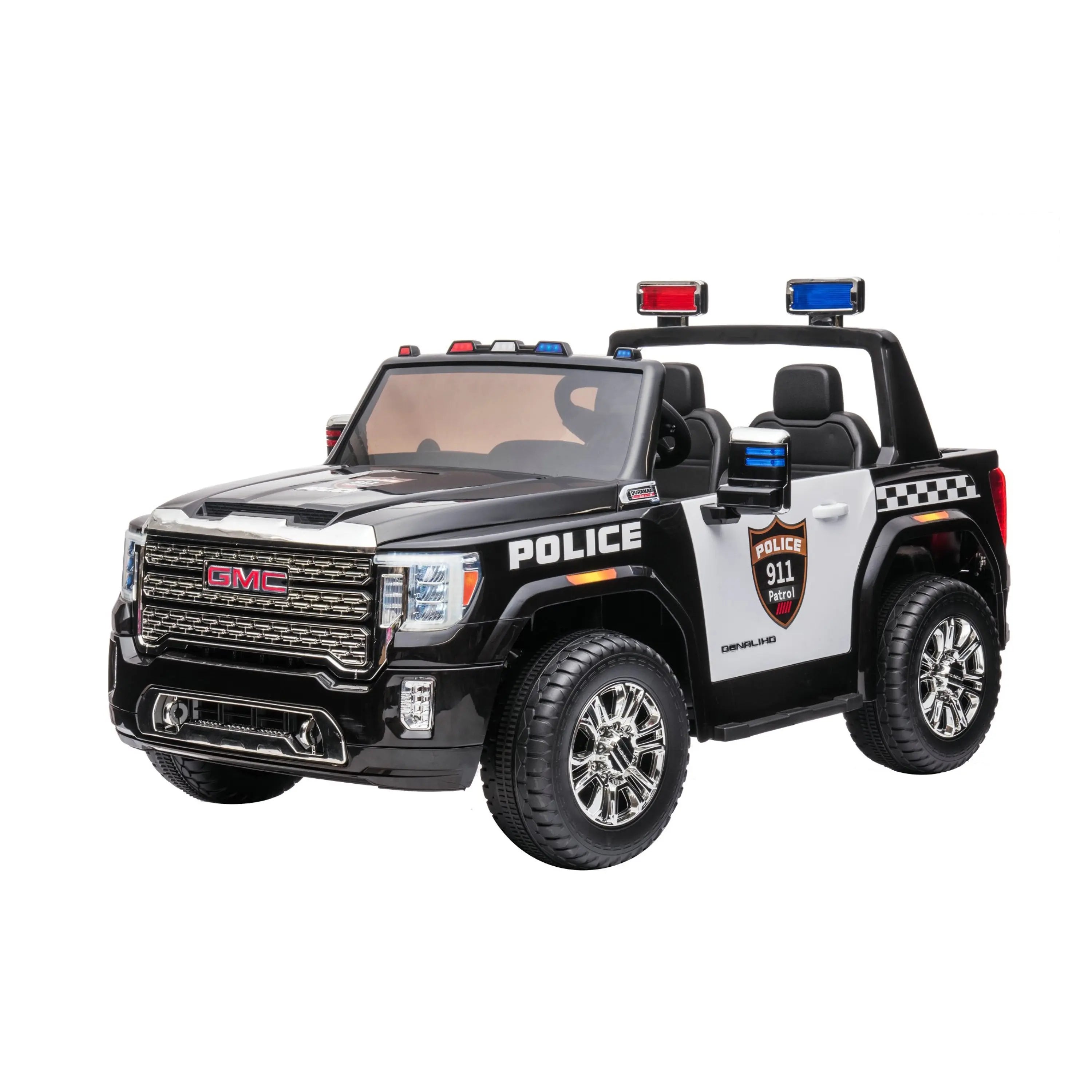 24V GMC Sierra Denali 2 Seater Police Ride-On Truck Main image