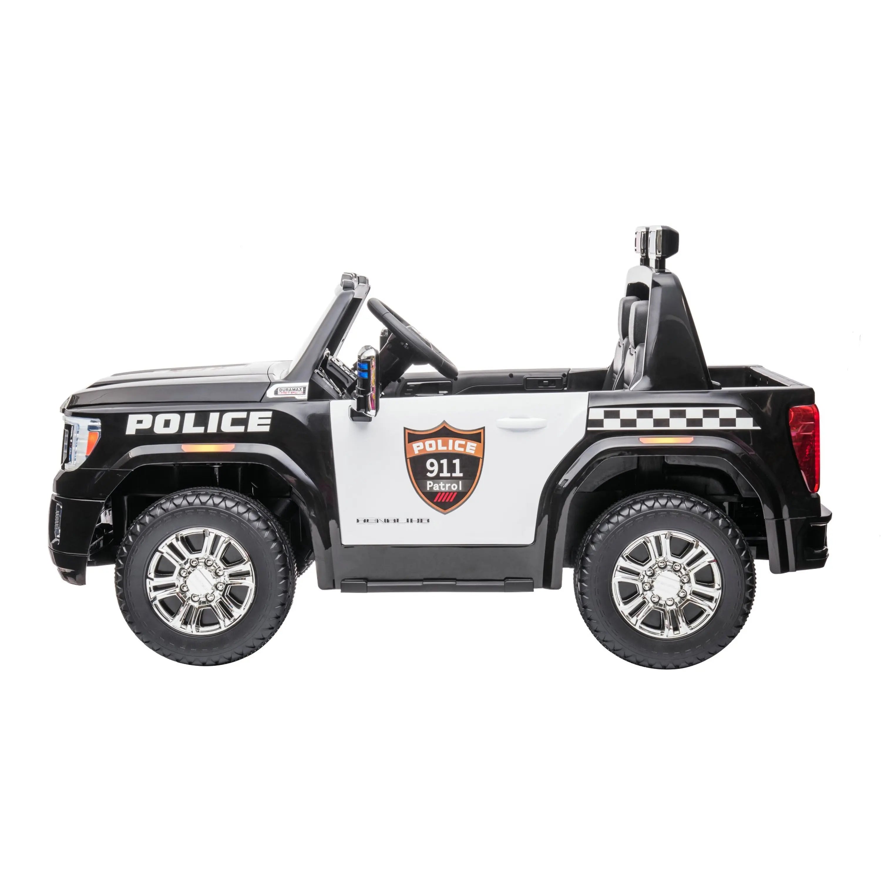 24V GMC Sierra Denali 2 Seater Police Ride-On Truck - Collectors World Toys