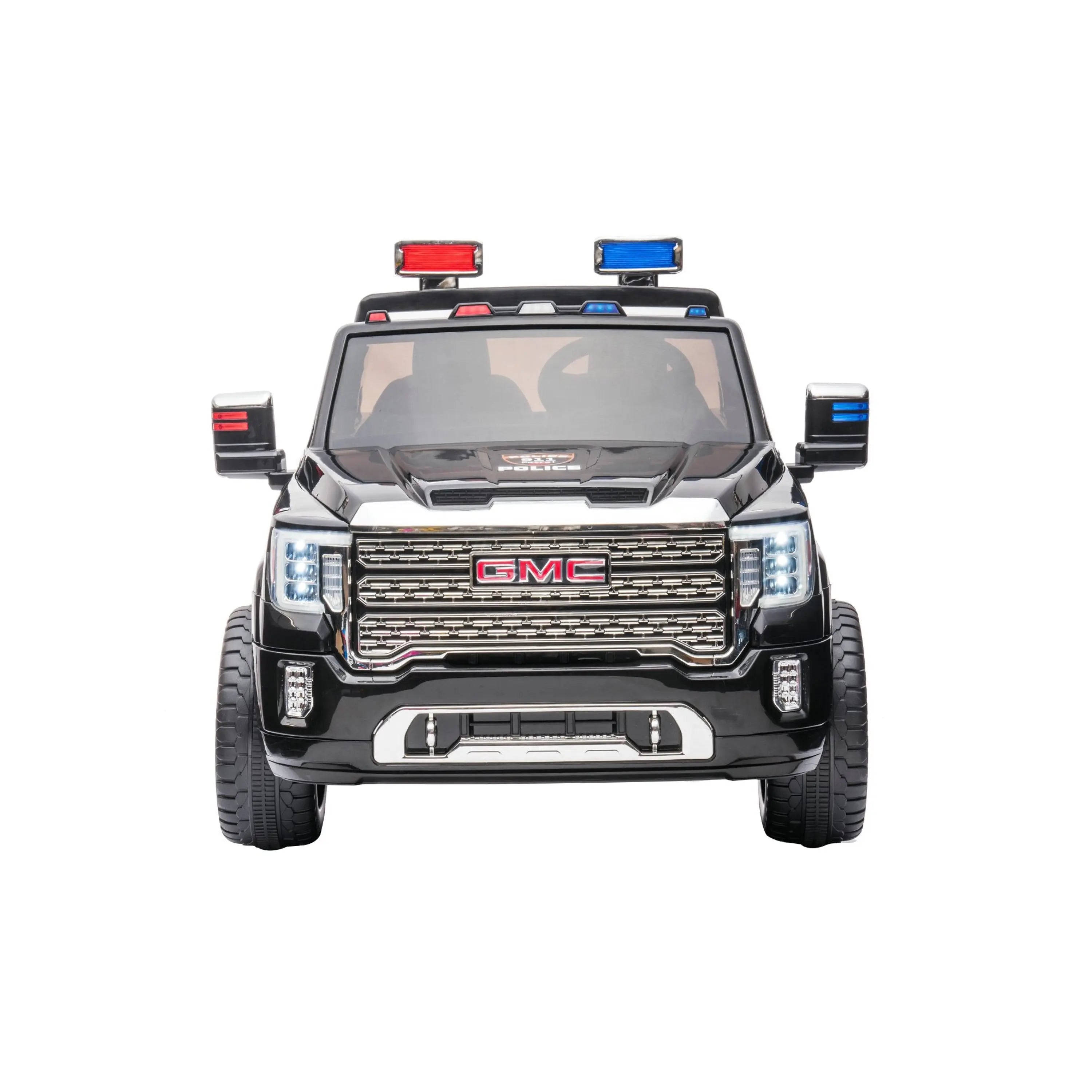 24V GMC Sierra Denali 2 Seater Police Ride-On Truck - Collectors World Toys