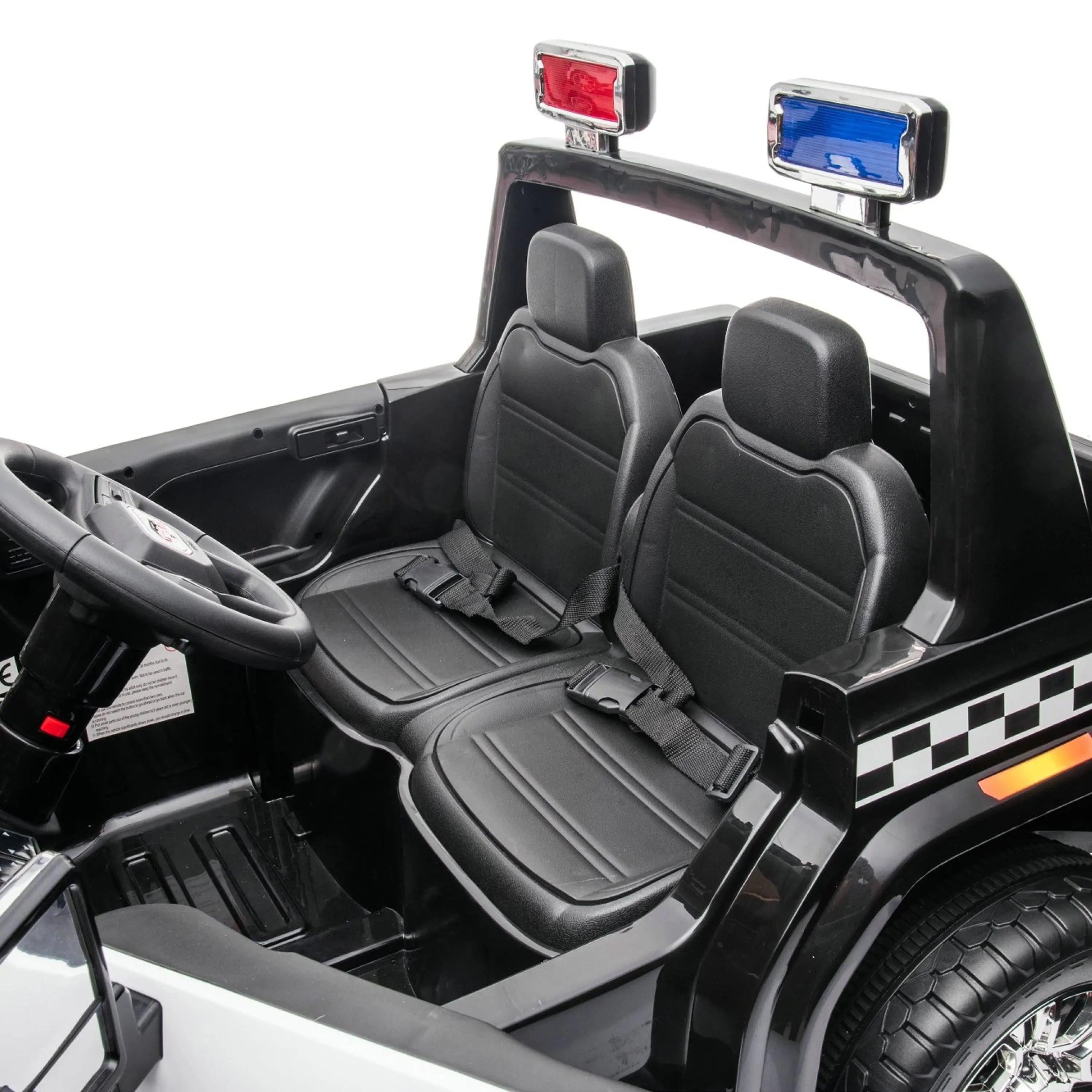 24V GMC Sierra Denali 2 Seater Police Ride-On Truck - Collectors World Toys