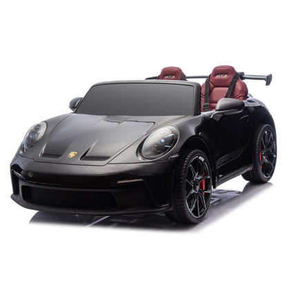 24V Porsche 911 GT3 2 Seater - NEW Silent Motor Black