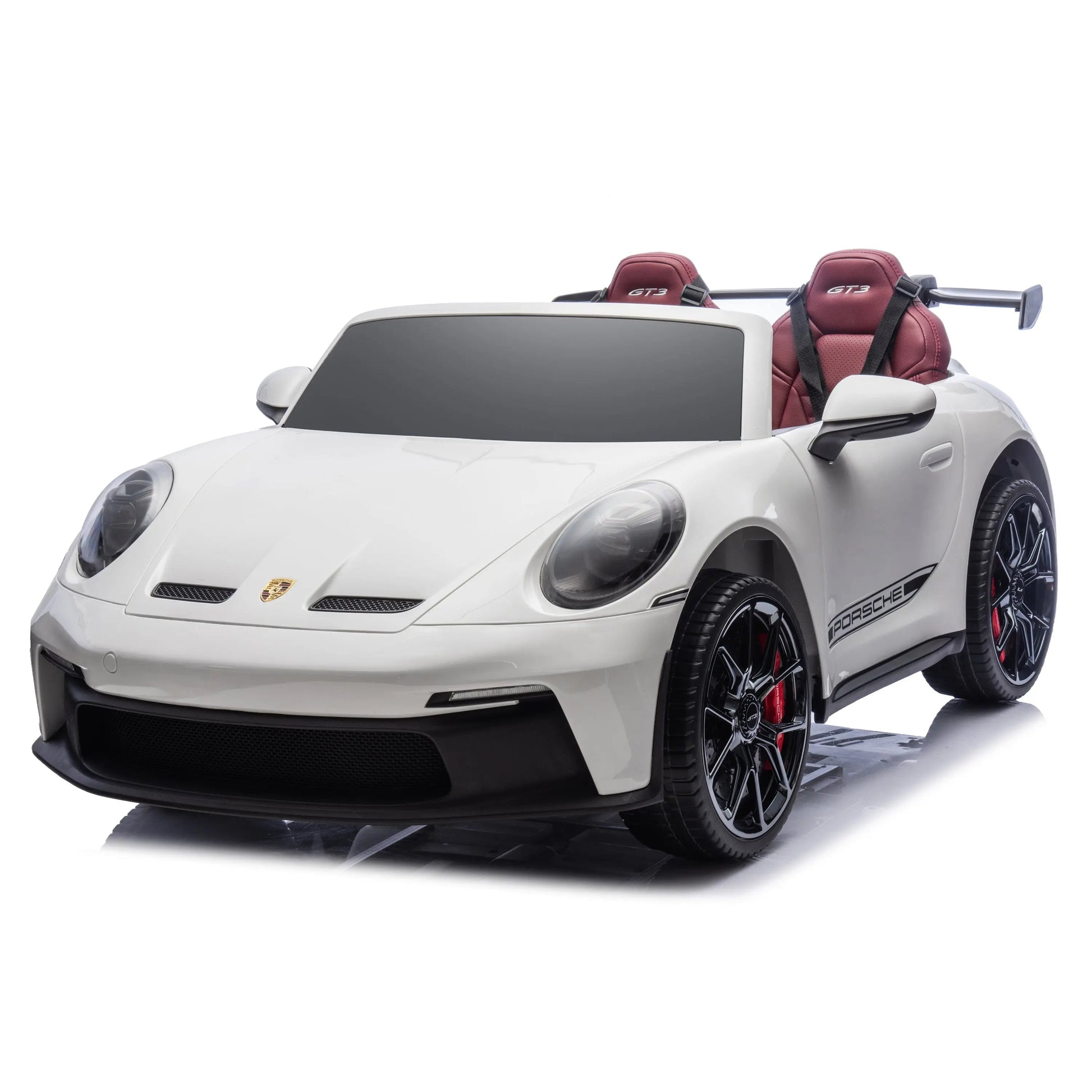 24V Porsche 911 GT3 2 Seater - NEW Silent Motor White