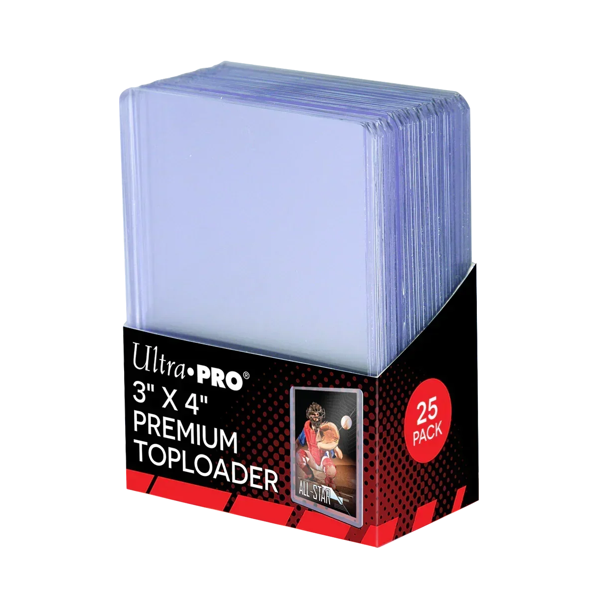 3" x 4" Ultra Clear Premium Toploaders (25ct) Main image