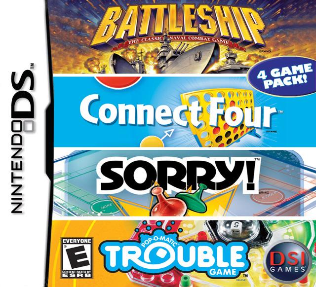 Battleship/Connect Four/Sorry/Trouble (Nintendo DS) Main image