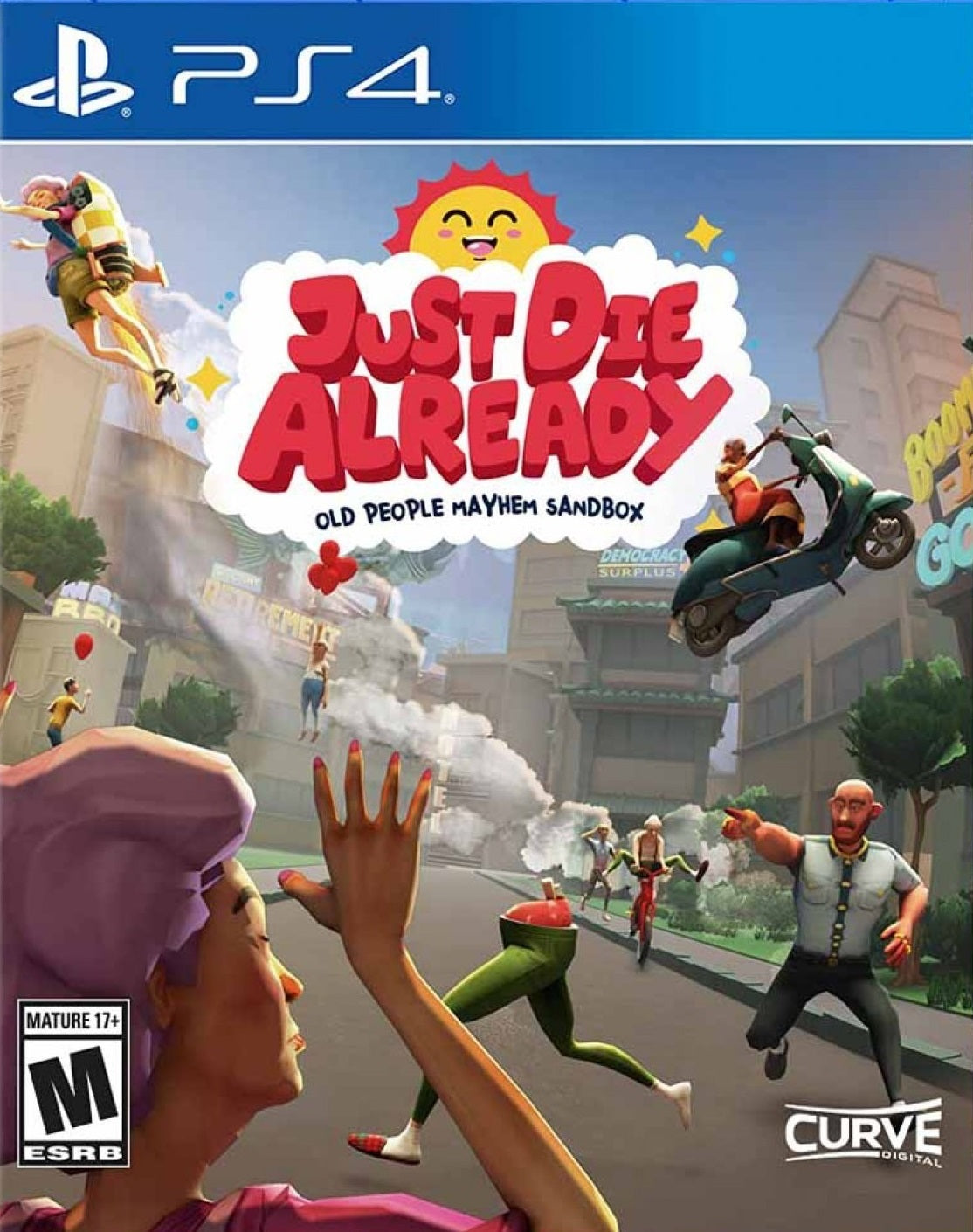 Just Die Already: Old People Mayhem Sandbox (PlayStation 4) Main image