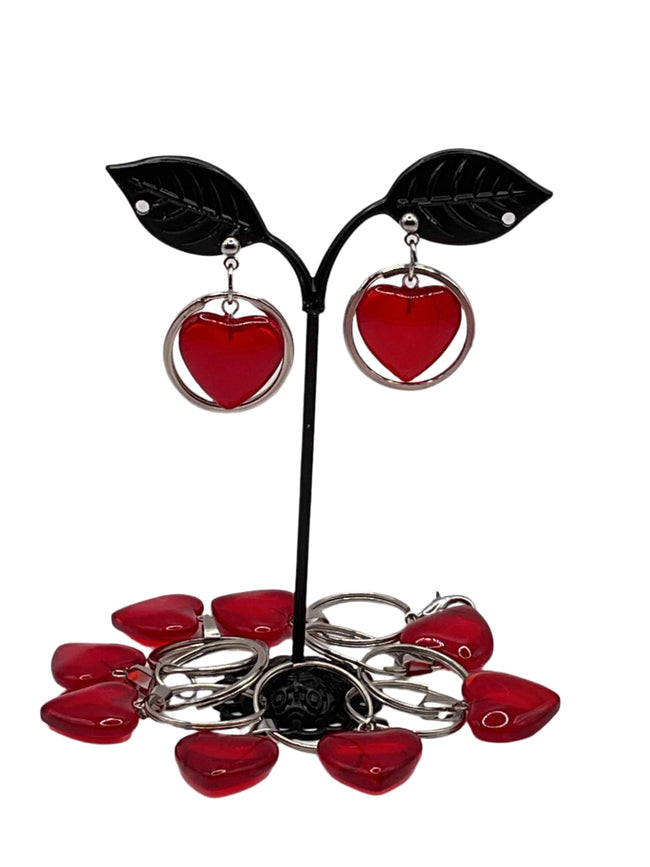 Heart Earring And Bracelet Set Hover Image