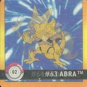 Abra & Kadabra (02) [1999 Pokemon Action Flipz Premier Edition] Main image