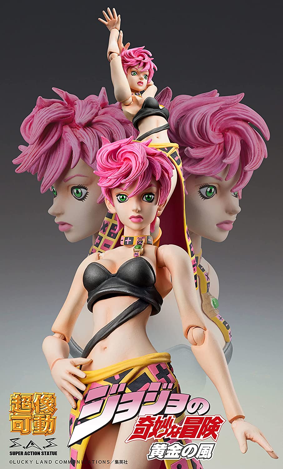 MediCos JoJo’s Bizarre Adventure Part 5: Chozo Kado Trish UNA Super Action Statue Figure - Collectors World Toys