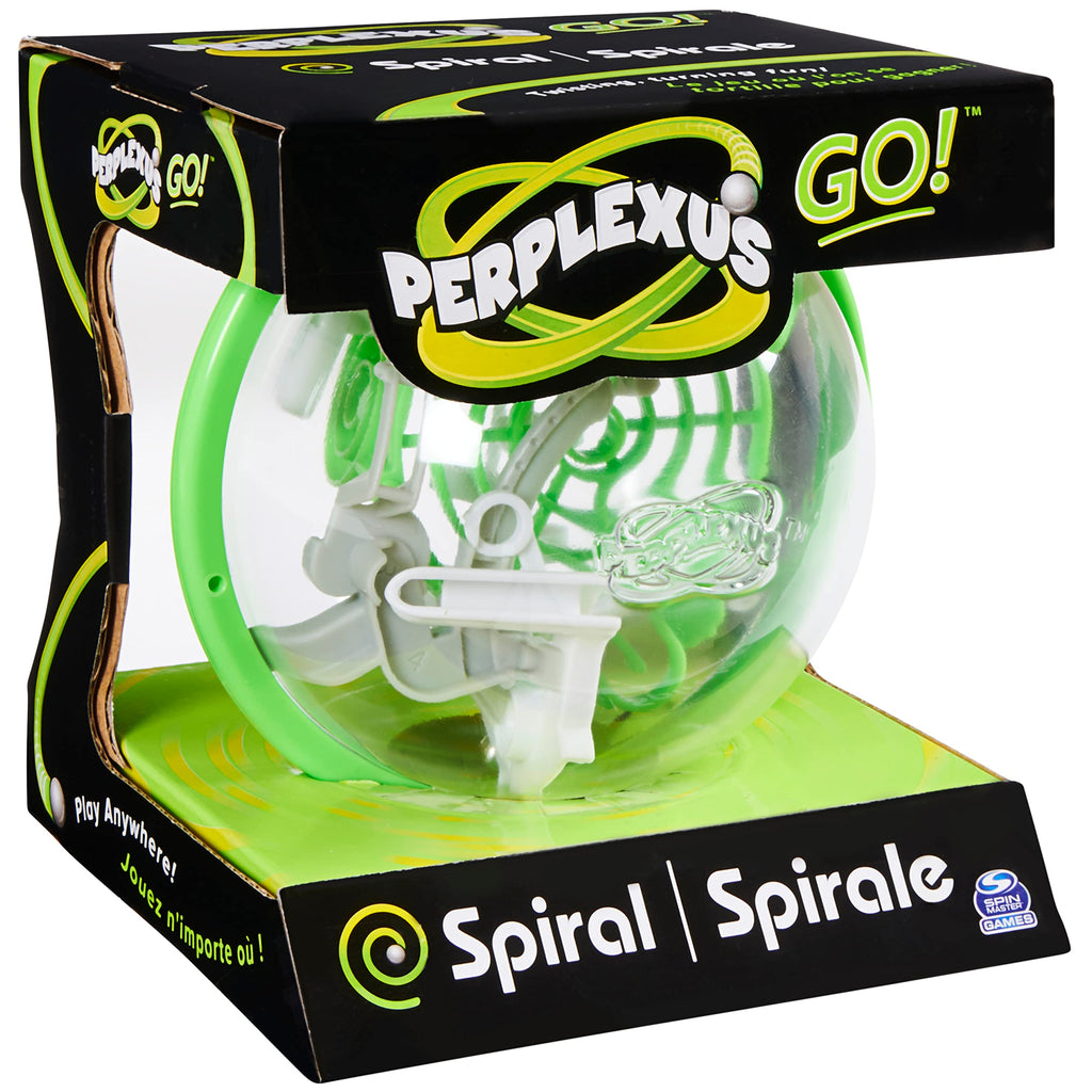 Spin Master: Perplexus GO! Spiral, Compact Challenging Puzzle Maze Skill Game
