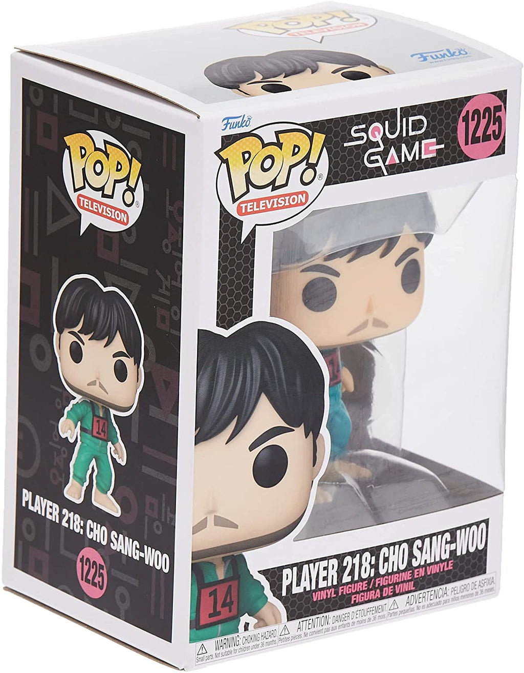 FUNKO POP 1225 TV: Squid Game - Player 218 : Cho Sang-Woo Figure - Collectors World Toys