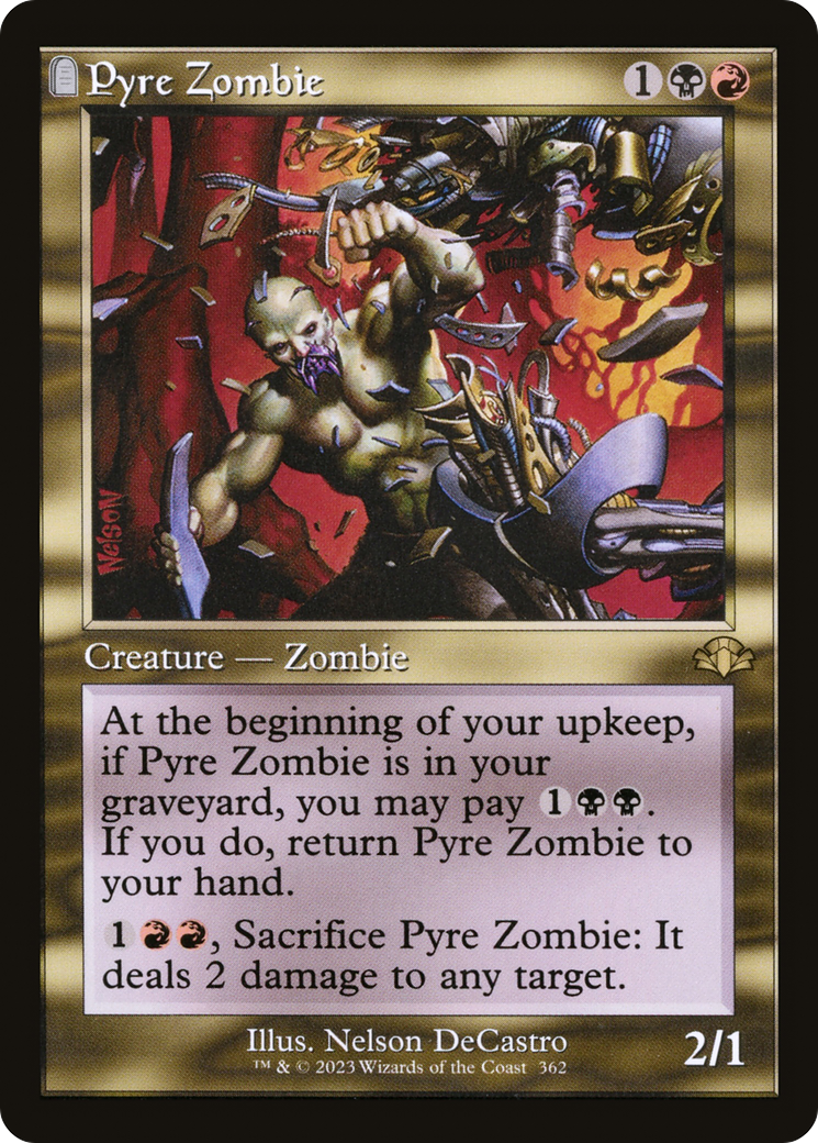 Pyre Zombie (DMR-362) - Dominaria Remastered: (tombstone)