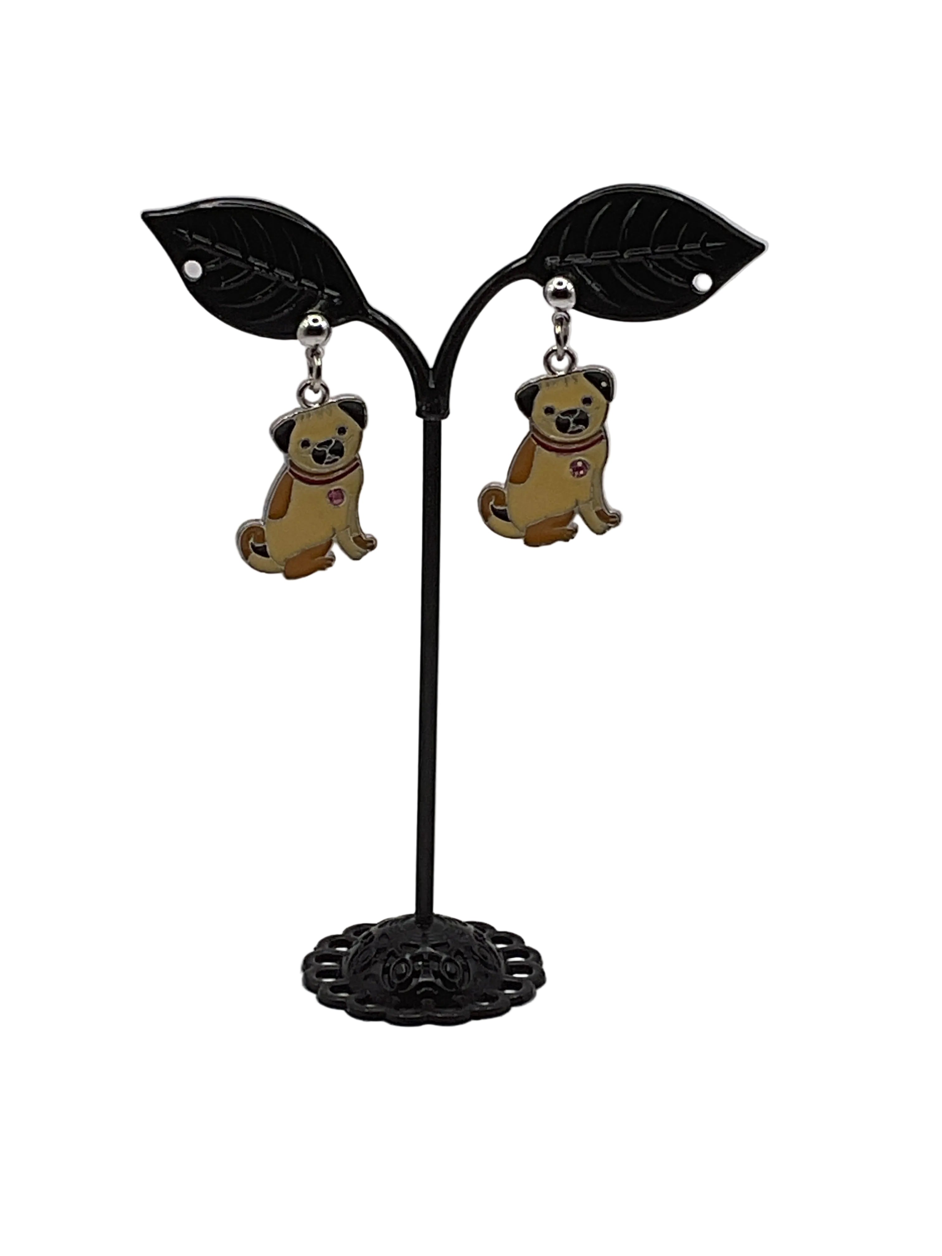 Dog Earrings
